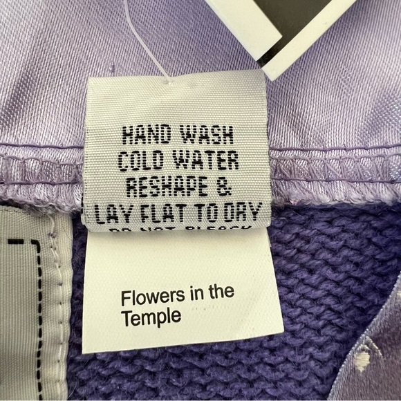 NWT Deadstock Vintage 90s Flowers in the Temple Funky Grandma Cardigan SZ Medium - Picture 14 of 16